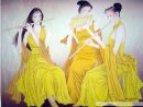 Beautiful Ladies - Lukisan Cina