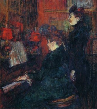 A aula de canto do professor Mlle Dihau Com Mme Faveraud 1898