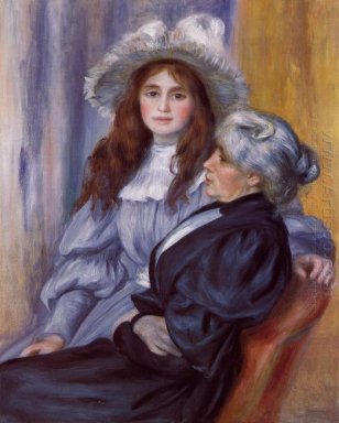 Berthe Morisot och henne dotter Julie Manet 1894