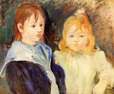 Porträt von zwei Kindern 1893