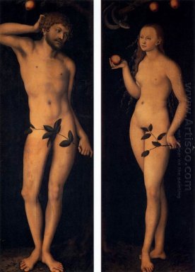 Adam en Eva 1528