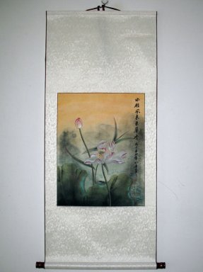 Lotus - Montada - Pintura Chinesa