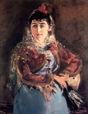 Retrato de Emilie Ambre no papel de Carmen