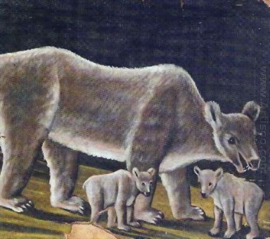 Der Weiße Bär mit Cubs 1912