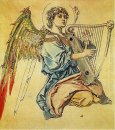Ängel med harpan