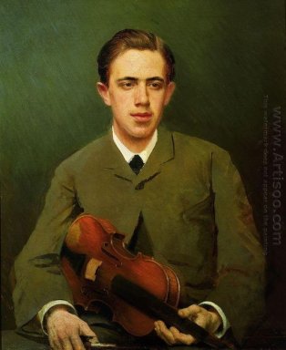 Stående av Nikolay Kramskoy Konstnären S Son 1882
