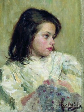 Девушка Эскиз 1897