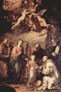 Sagrada Familia con San Bruno, los monjes cartujos, santos que l