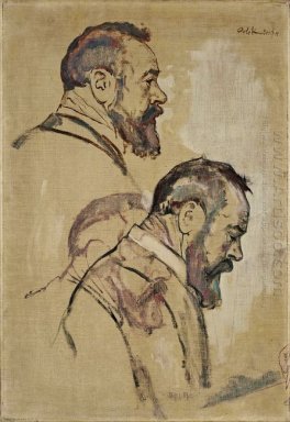 Studies van Zelfportret 1911