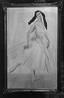 Portret van Miss Paoloff 1916