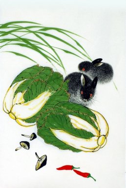 Rabbit - Peinture chinoise