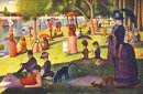 Estudo para um domingo no La Grande Jatte 1885