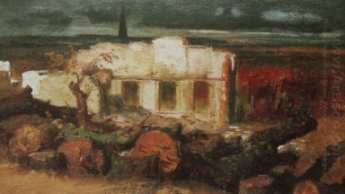 förstörda hus i Kehl 1870
