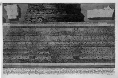 Il romano Antichità T 4 Piatto Vi Costruzione Dettagli del M