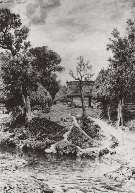 Backyard Le Village de Tourgueniev 1892