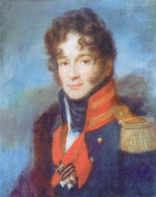 Portrait of the Commander of the Dragoon Regiment P. A. Chicheri