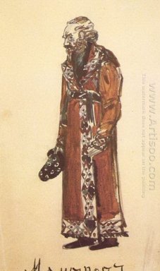 Mamyrov The Old Deacon Desain Kostum Untuk Opera The Enchantr