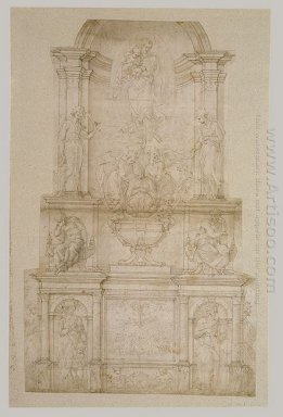 Design For Giulio II Tomb Prima versione