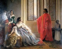 Caterina Cornaro deposto dal trono di Cipro 1842