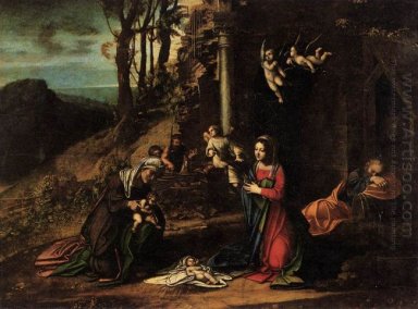 Adoration de l\'Enfant Jésus