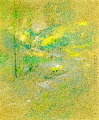 Brook zwischen den Bäumen 1891