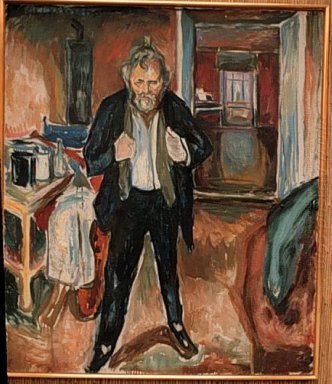 Autorretrato en la desolación 1919