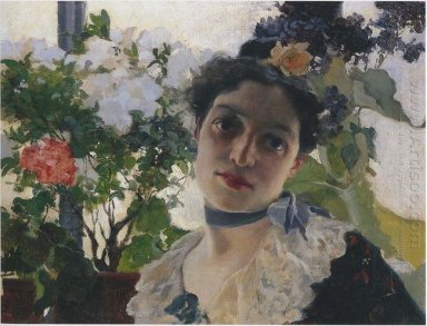 Retrato de Clothilde 1891