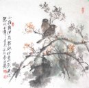 Oiseaux et fleurs - Peinture Chinse