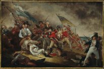 La mort du général Warren à la bataille de Bunker Hill