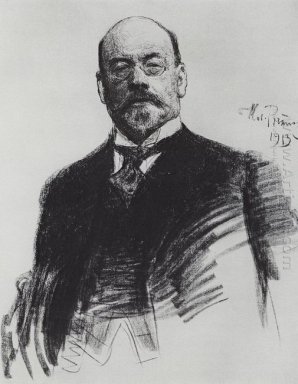 Portrait Of Ostroukhov 1913 de l\'artiste I