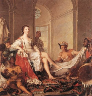 Mademoiselle de Clermont como Sultana