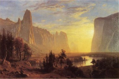 Yosemite Lembah Yellowstone Taman 1868