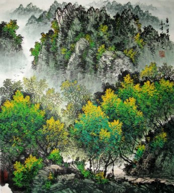 Деревья - китайской живописи