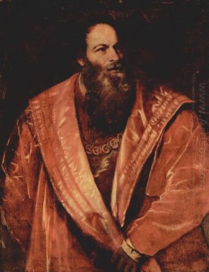 Porträt von Pietro Aretino 1545