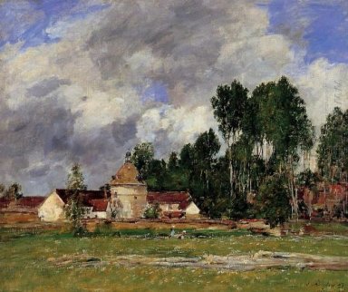 Oiseme Landscape Dekat Chartres 1893