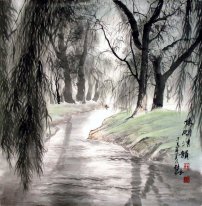 Landsväg - kinesisk målning