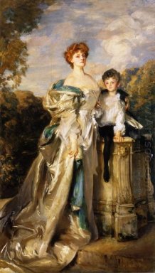Lady Warwick e suo figlio 1905