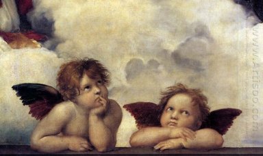 Putti Detail vom Sixtinische Madonna 1513