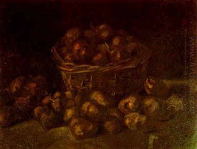 Basket Of Potatoes 1885 1