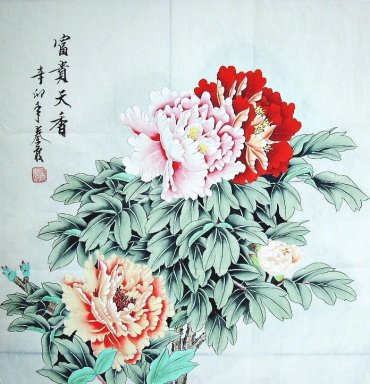 Peony - Pintura Chinesa