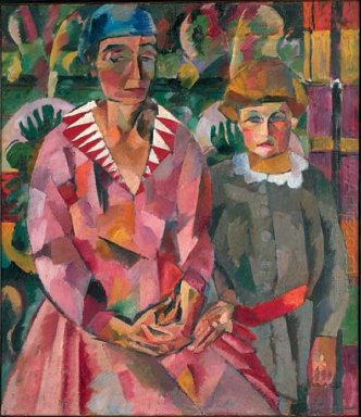 Portrait of Artist\'s Wife and Daughter