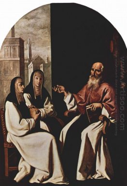 St Jerome mit St Paula Und St Eustochium 1640