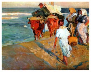 Tirando The Boat 1916