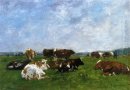 Vacas em um pasto 1