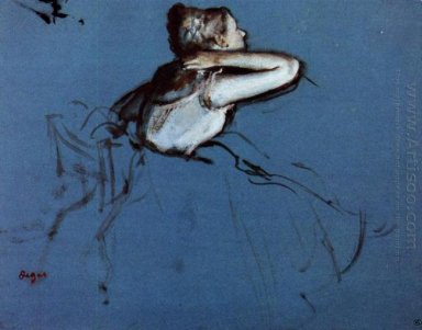 danseuse assise de profil, 1873