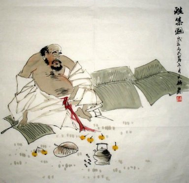 Den sheeping gubben-Laotou - kinesisk målning