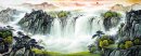 Waterfall - Pittura cinese