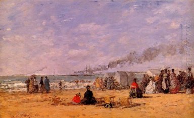 La plage de Trouville 1868