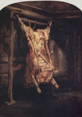 A carcaça de um boi 1657