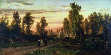 Evening óleo 1871